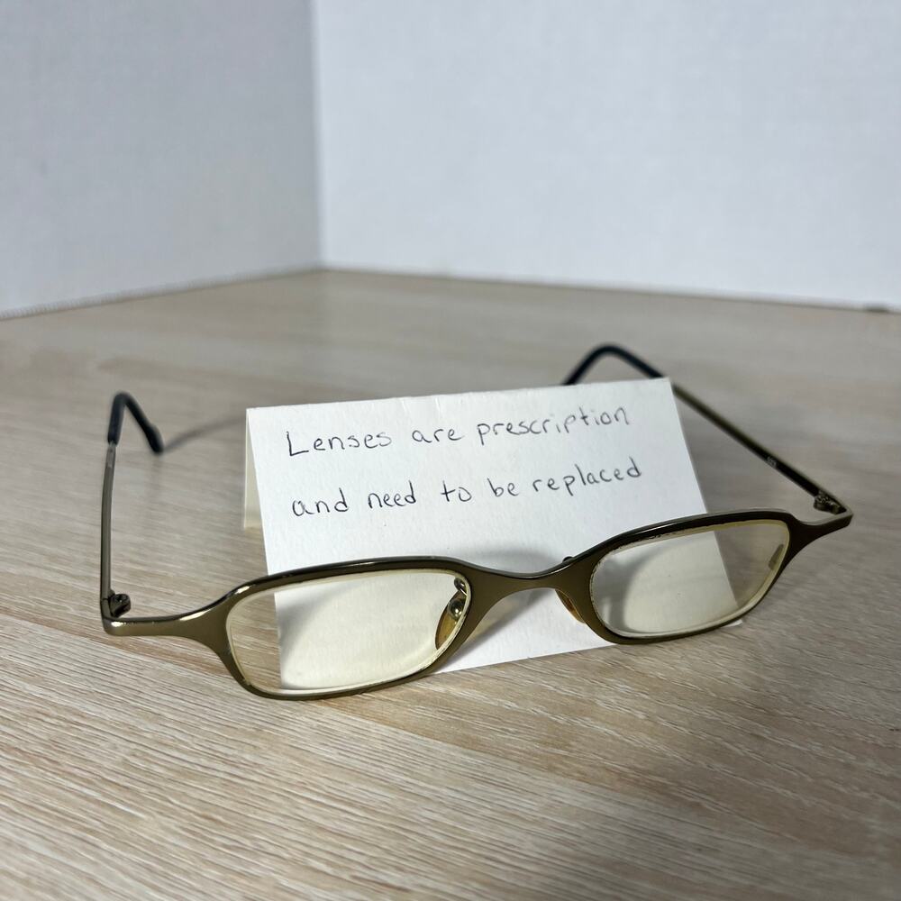 L.A. Eyeworks Packy 523 Eyeglasses Light Green Metal Frames 43-22-136